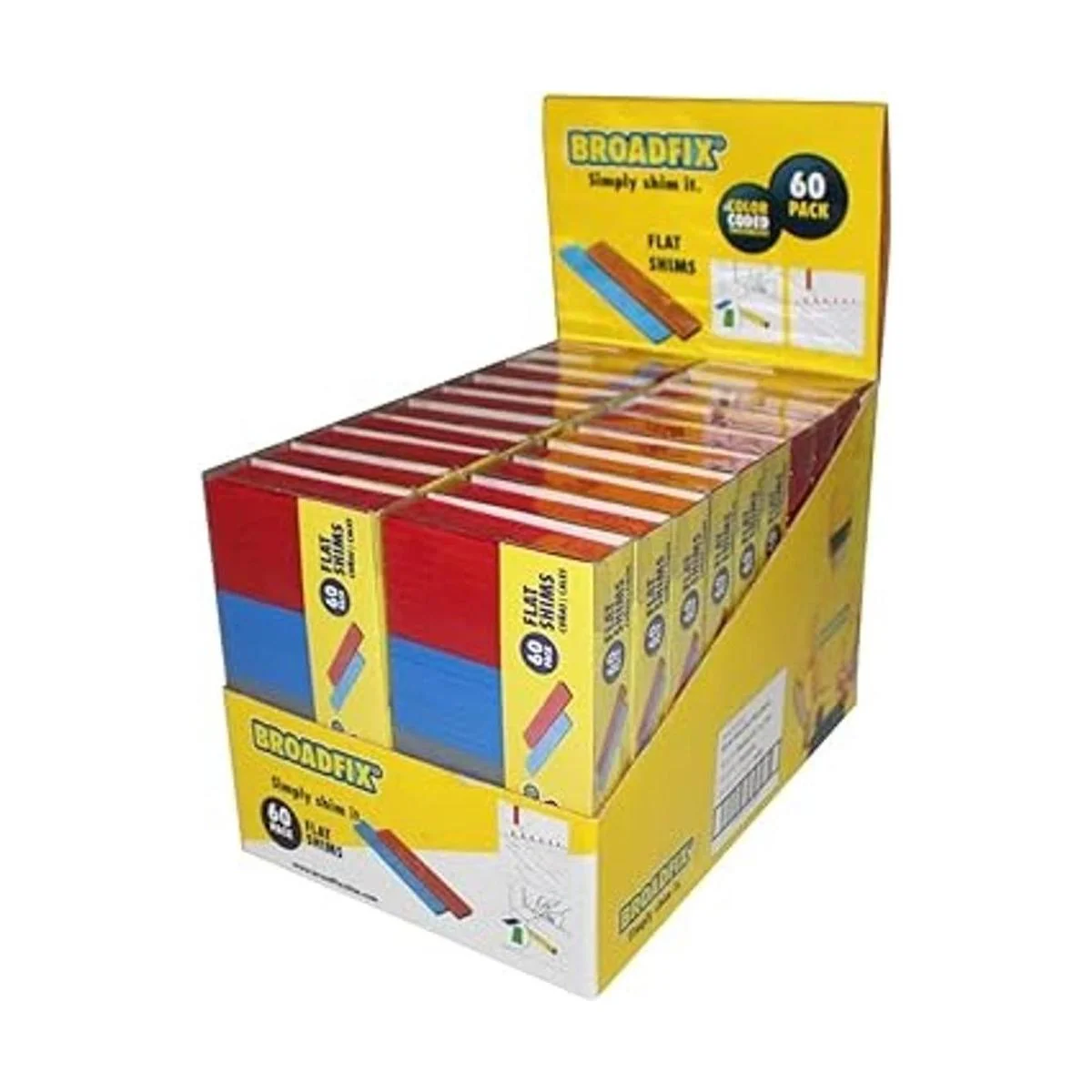 SHIM PLASTIC PLSTICO 60 unidades