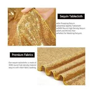 Mantel brillante de 48.0 x 79.9 in con lentejuelas_4