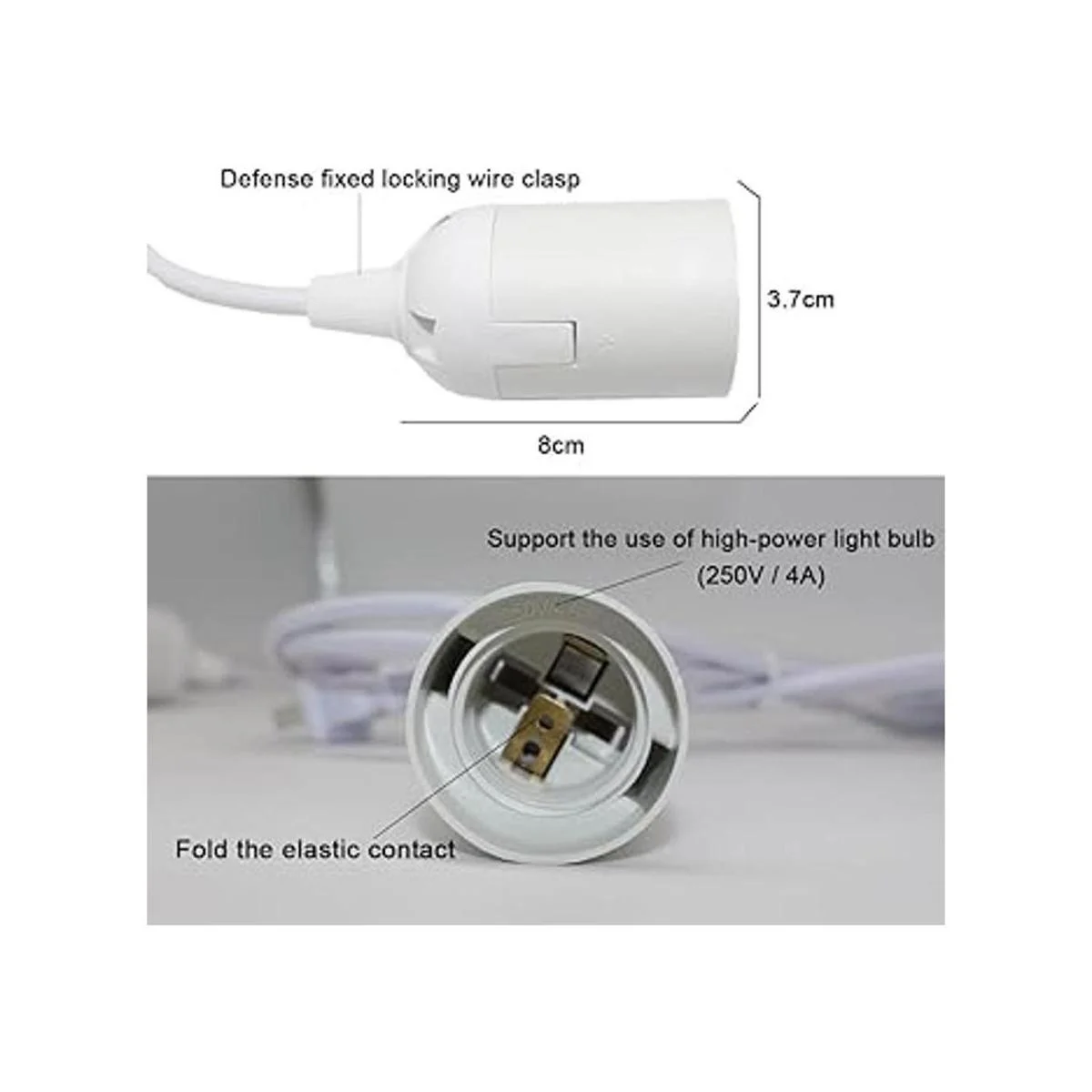 Sopoby Enchufes de luz colgantes paquete de 4 enchufes_4