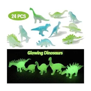 24 figuras de dinosaurio de plástico en miniatura que_6