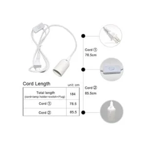 Sopoby Enchufes de luz colgantes paquete de 4 enchufes_2