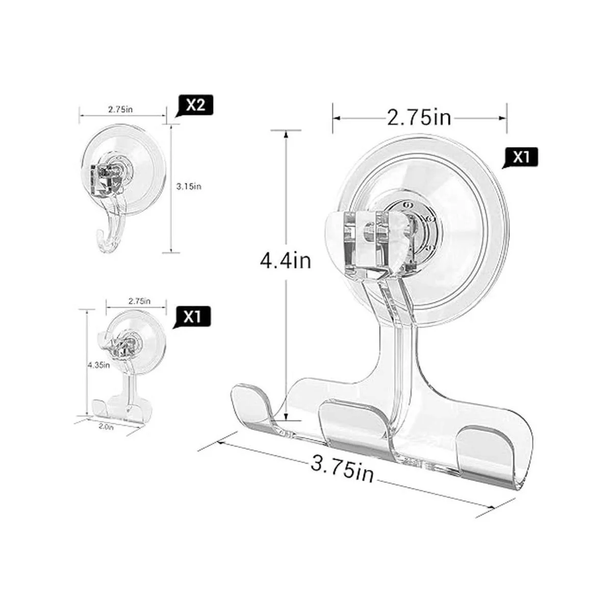 Ganchos de ventosa BUDGET y BUOD Gancho de ducha_5