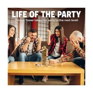 CoolToys Juego de apilamiento de bloques de madera para_4