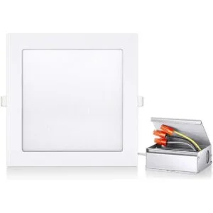 Gianor Luz empotrada cuadrada ultrafina de 8 pulgadas de_1