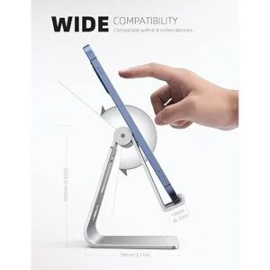 Lamicall Soporte de teléfono universal ajustable. Plateado_5