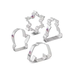 Ann Clark Cookie Cutters Juego de 4 piezas de cortador de