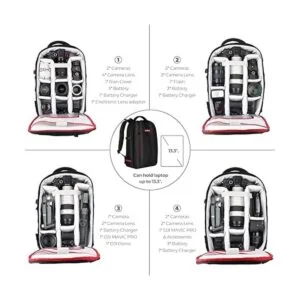 Beschoi Mochila de cámara bolsa de cámara para_2