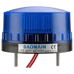 Baomain Ronda de señal Luz de aviso parpadeante led3071 AC_1