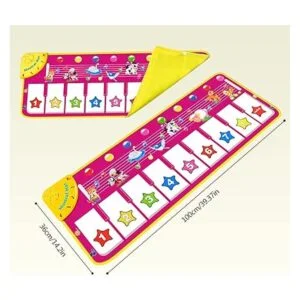 M SANMERSEN Tapete para piano Alfombrilla de juego con_5