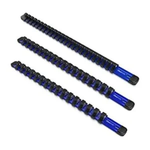 Enchufes rieles de aluminio. Azul_1