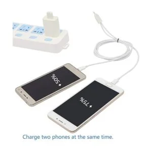CERRXIAN 3Ft USB 2.0 tipo A macho a 2 Micro USB macho_5