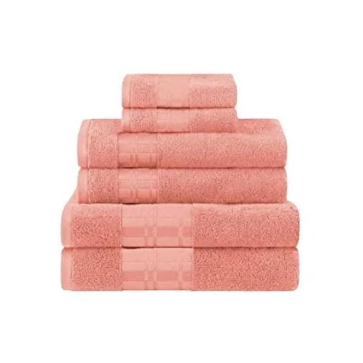 Superior Larissa 6PC SET BK Juego de toallas Larissa