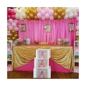 Mantel brillante de 48.0 x 79.9 in con lentejuelas_5