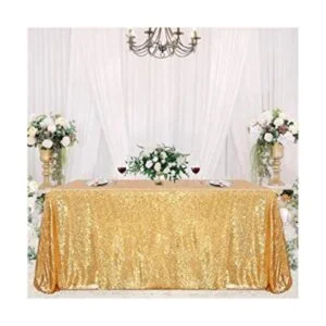 Mantel brillante de 48.0 x 79.9 in con lentejuelas_1