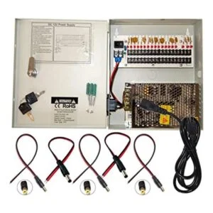 Evertech Caja de fuente de alimentación para cámara de_1