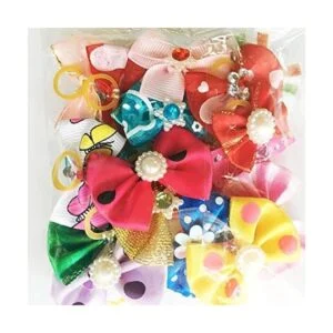 Chenkou Craft 20 lazos para el pelo de perro Yorkie con