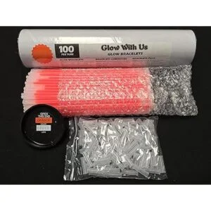 Glow Sticks Pulseras al por mayor a granel 100 pulseras_2