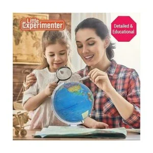 Globo del mundo iluminado para niños con soporte_5