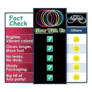 Glow Sticks Pulseras al por mayor a granel 100 pulseras_5