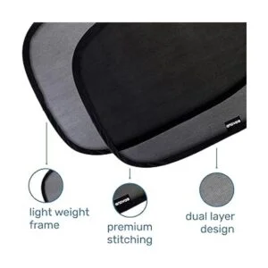 Enovoe Parasol para ventana de coche 2 unidades XL_2