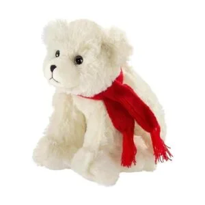 Bearington Frosty Oso polar de peluche con bufanda 7_4