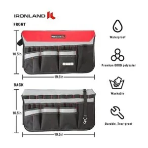 IRONLAND Organizador de herramientas con 51 bolsillos para_5