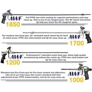 AWF PRO Pistola de espuma AWF 1000 de espuma_4