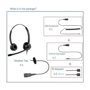 Auriculares de teléfono con micrófono con cancelación de_5