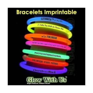 Glow Sticks Pulseras al por mayor a granel 100 pulseras_4