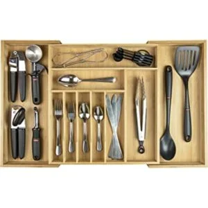 KitchenEdge Organizador de cubiertos y utensilios de alta_1