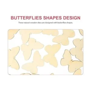 TINKSKY 50 piezas de madera con forma de mariposa en_3