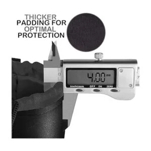 Selens Bolsa pequeña de neopreno con cordón para lente de