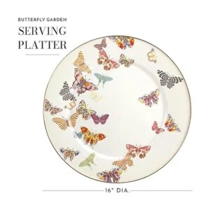 MacKenzieChilds Butterfly Garden Bandeja de té grande 16_4