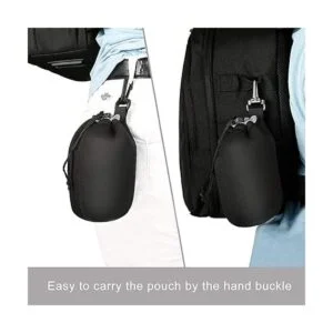 Selens Bolsa pequeña de neopreno con cordón para lente de