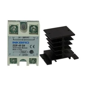 Inkbird Relé de estado sólido 40DA DC SSR Disipador de_1
