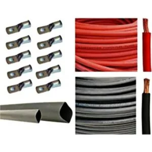 Red and Black Cable flexible de cobre puro 10_1