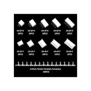 GeeBat kit de conectores de 460 piezas de 2.54 mm JSTXHP_2