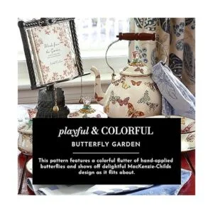 MacKenzieChilds Butterfly Garden Bandeja de té grande 16_3