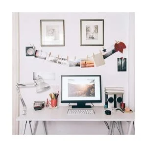 Globe Electric 52847 31.5 Swing Arm ClampOn Lamp Glossy_2