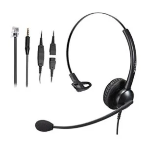 Auriculares de teléfono con conector RJ9 para teléfono_1