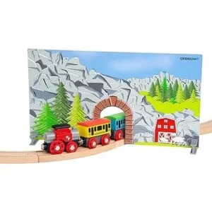 Orbrium Juguetes 12 20 piezas autos de tren de madera_3