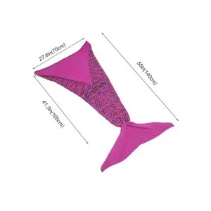 AmyHomie Manta de cola de sirena manta de saco de dormir_2