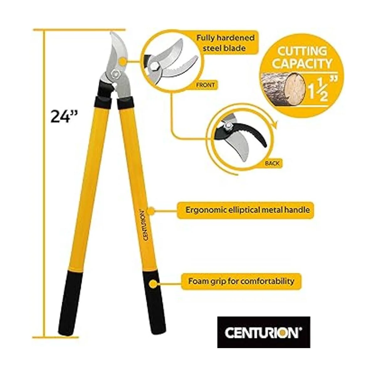 Centurion 1222 Juego de 3 piezas para lopper tijeras de_2