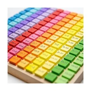 Bigjigs Toys Juego de mesa de multiplicación juguetes de_5