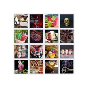 Cubeta de silicona flexible negra DineAsia para hielo 3D_2