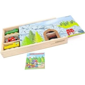 Orbrium Juguetes 12 20 piezas autos de tren de madera_5