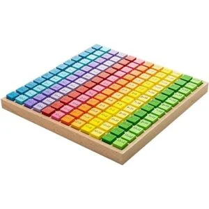 Bigjigs Toys Juego de mesa de multiplicación juguetes de_6