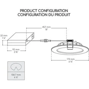 Bazz SLDSK6RGBTNWWF Kit de accesorios empotrables LED RGB