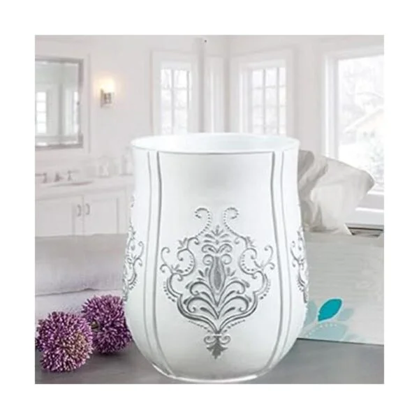 Creative Scents Bote de basura de baño blanco vintage_2