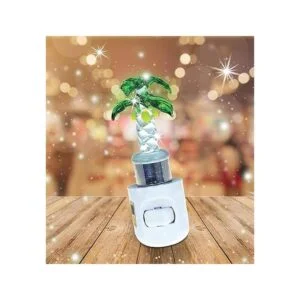 Puzzled Palmera hecha a mano con cristal decorativo para_2